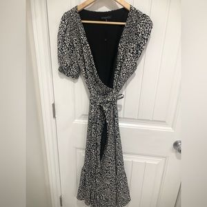 Floral Maxi Wrap Dress from Dynamite